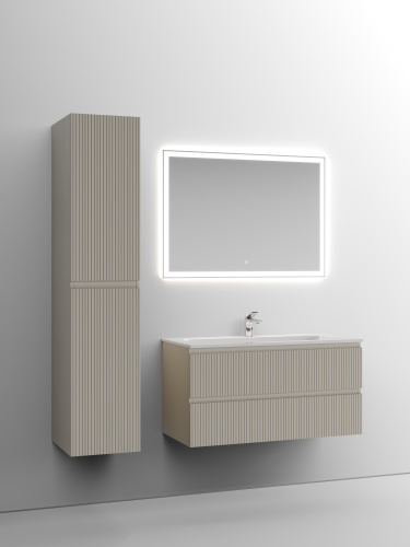 Тумба под раковину Sancos SNOB T SNT100CE 100х45х50 подвесная цвет бежевый - фото 3